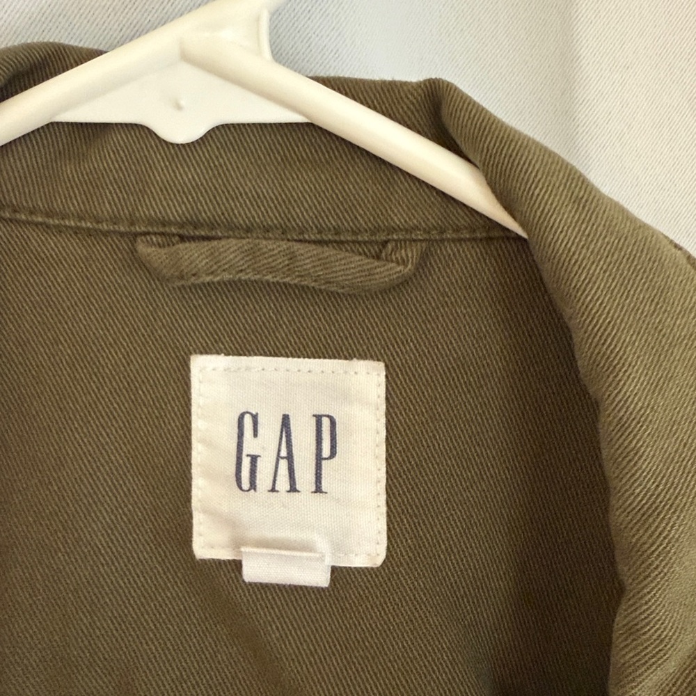 Olive Green Utility Jacket - image 2